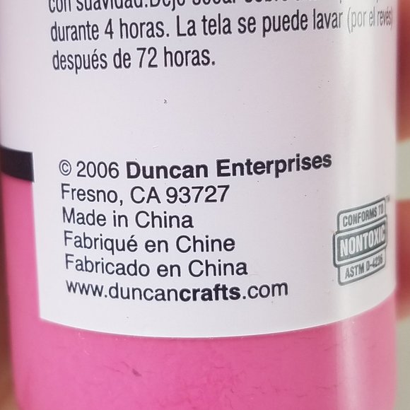 Tulip Dimensional Fabric Paint 4 oz SLICK 3 Pack Yellow, Leaf Green & Pink - Picture 8 of 11